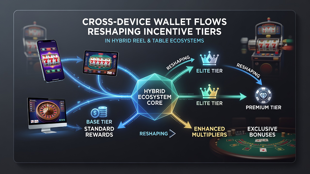 Darstellung von Anreizstufen in hybriden Reel- und Table-Ökosystemen mit Wallet-Integration